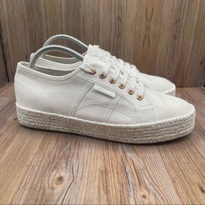 Superga Women's Cream Sneakers